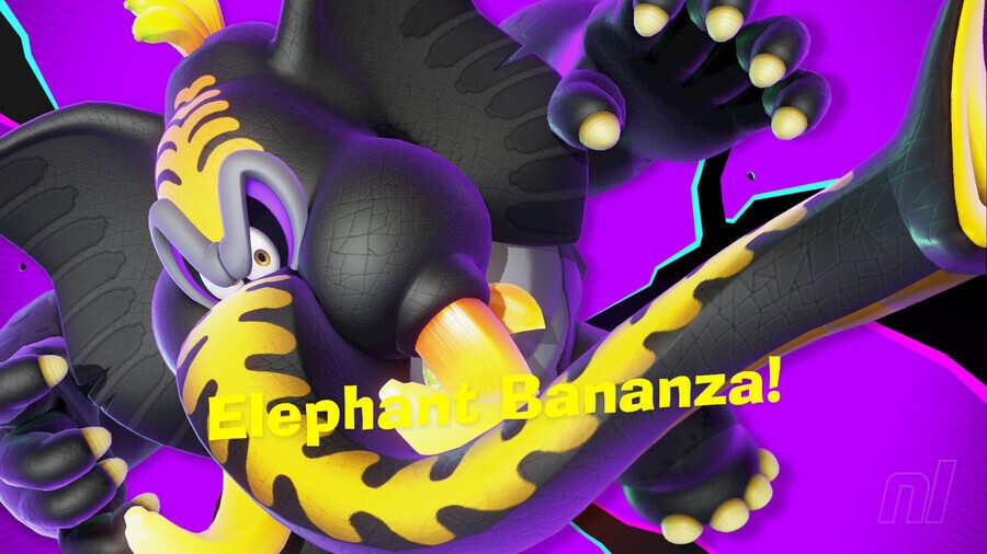 Elephant Bananza transformation - Donkey Kong Bananza terrain manipulation power