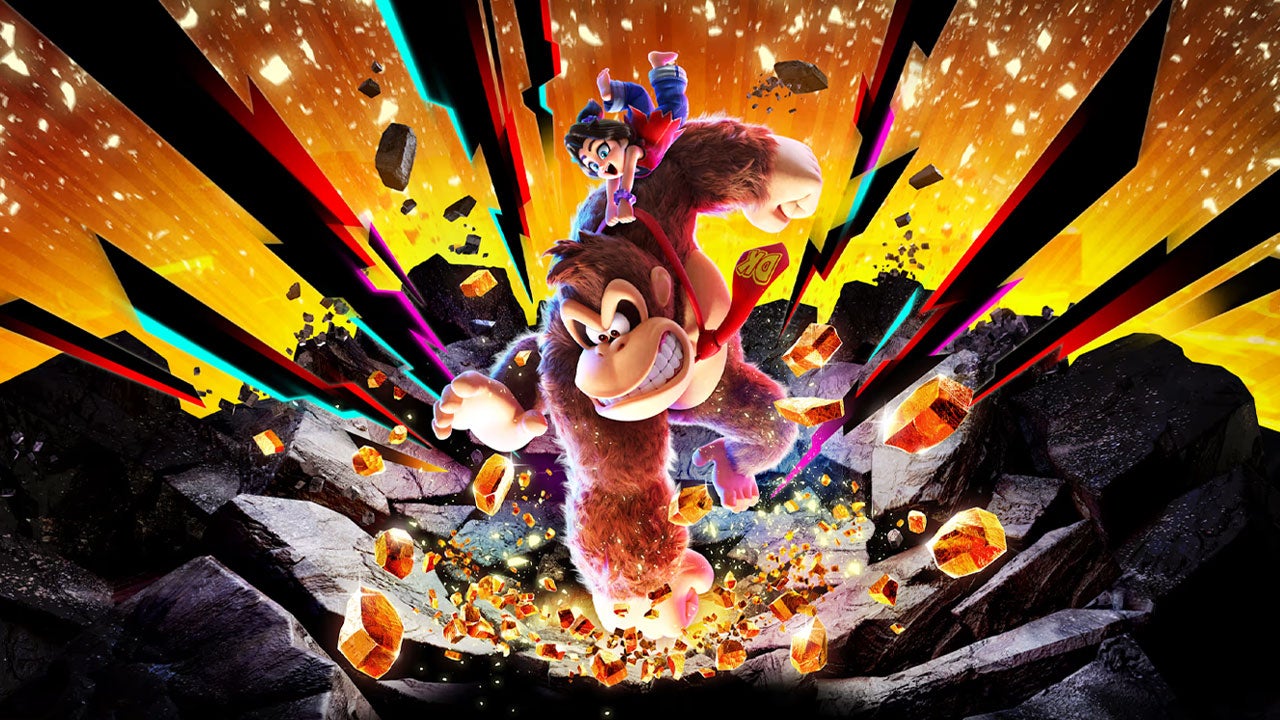 Donkey Kong Bananza story featuring DK and Pauline co-op adventure gameplay