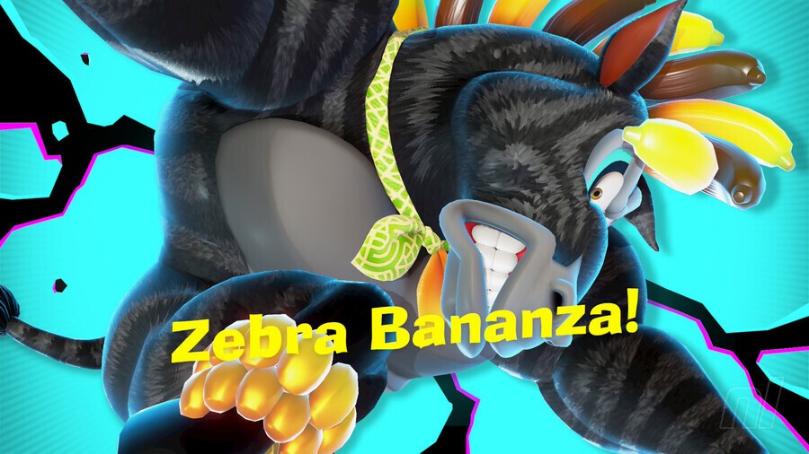 Zebra Bananza transformation - Donkey Kong Bananza high-speed traversal ability
